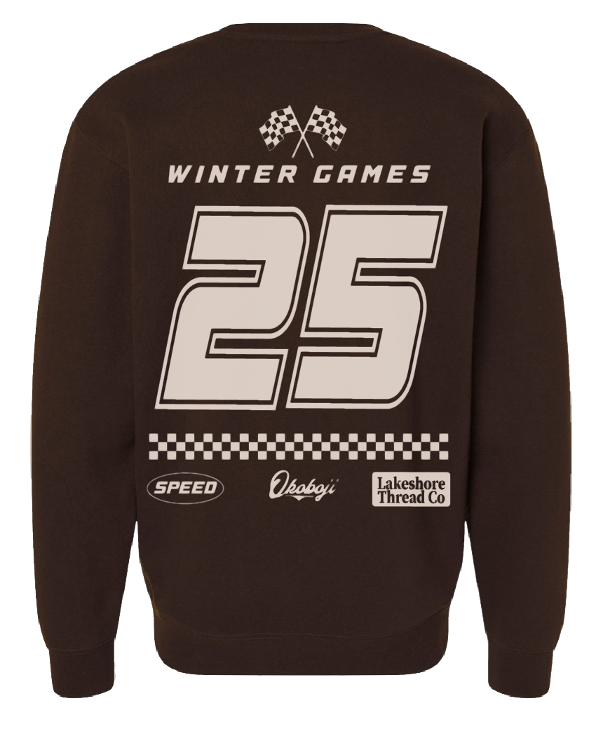 Winter Games Racing Team Hoodie Crewneck