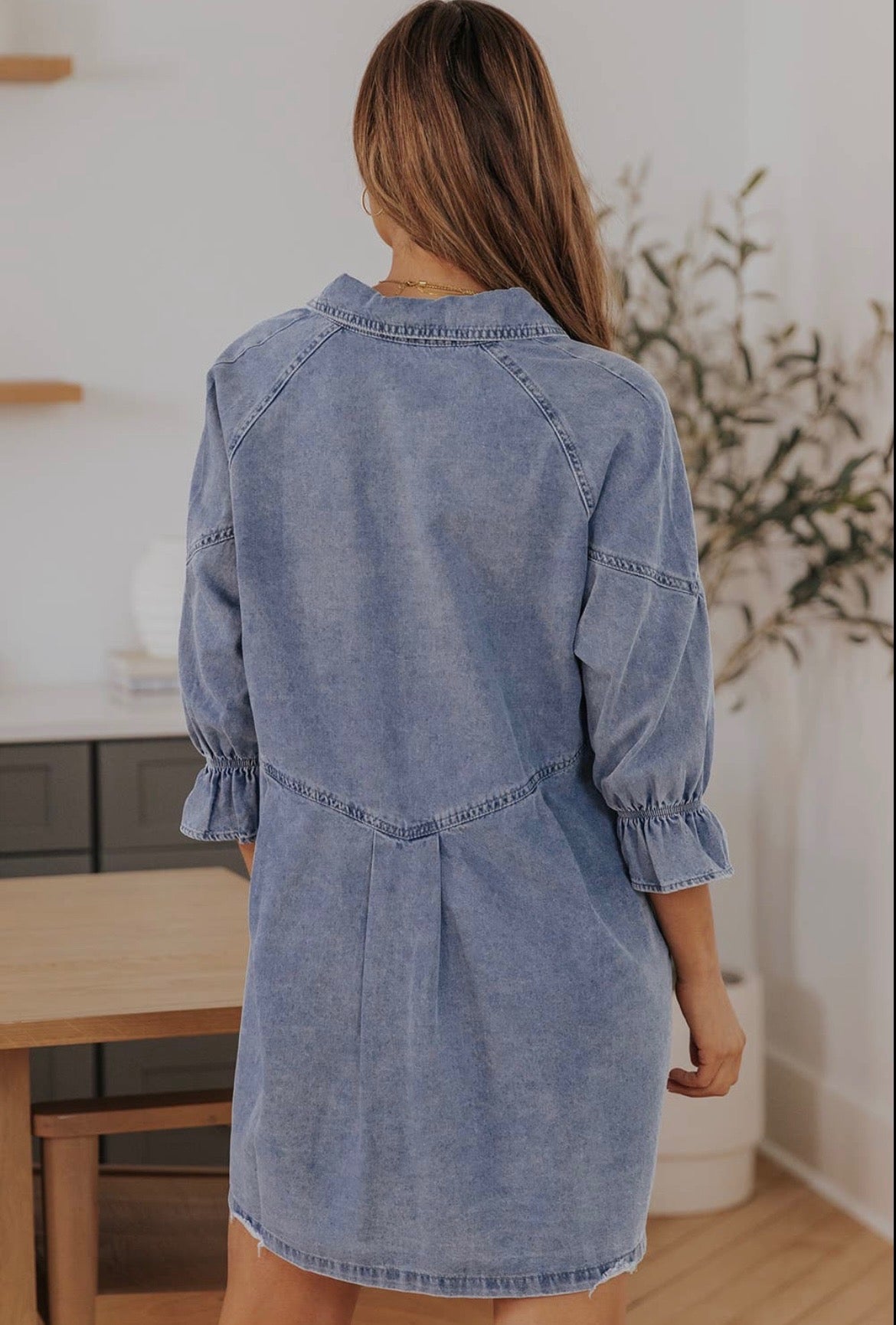 Emerson Button-Up Denim Dress