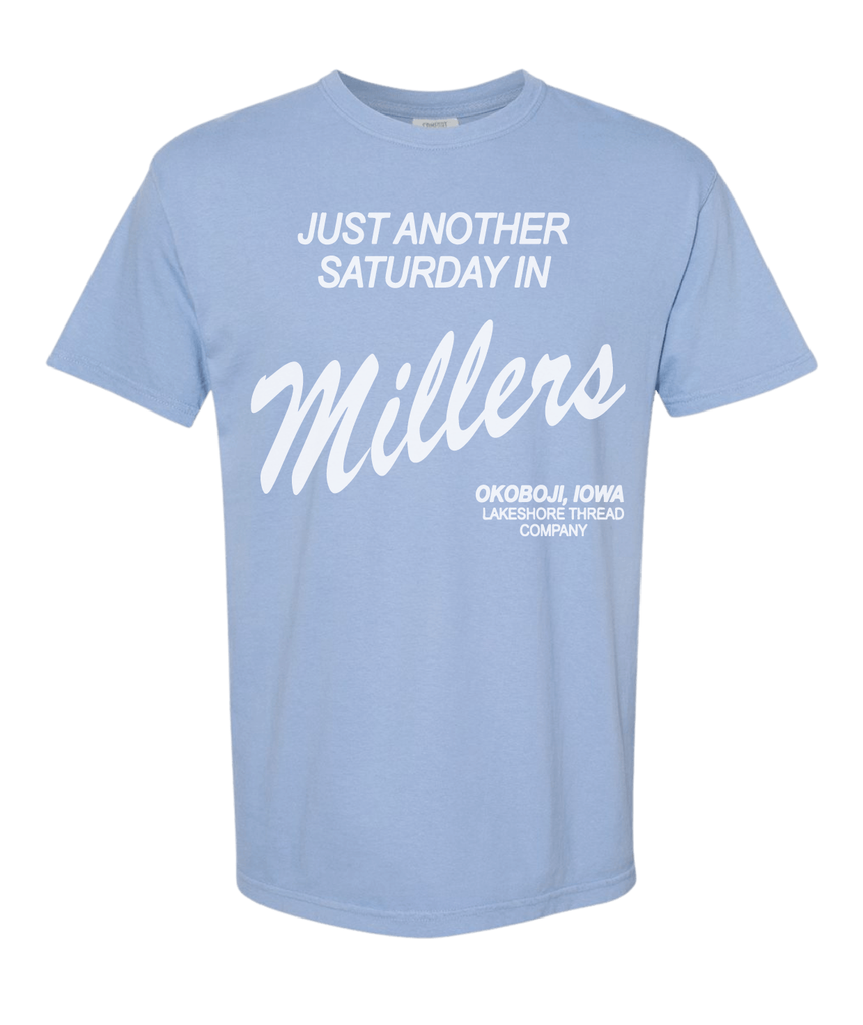 Saturday in Miller's Short Sleeve T-Shirt