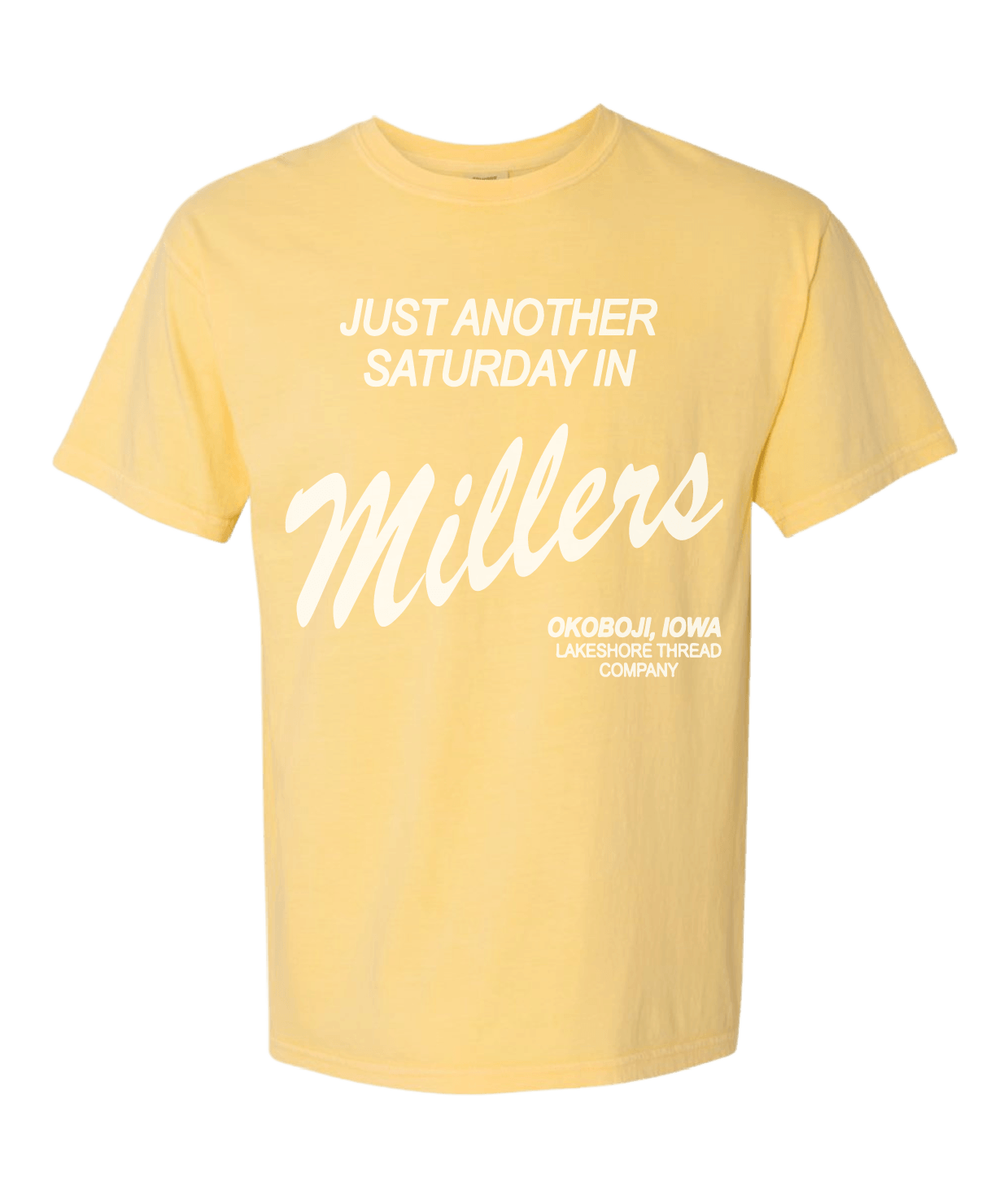 Saturday in Miller's Short Sleeve T-Shirt