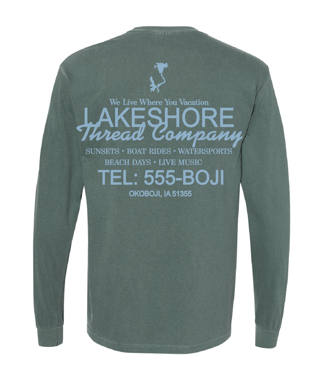 Vintage Lakeshore Long Sleeve T-Shirt