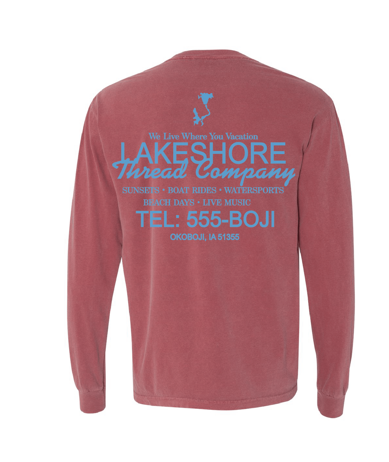 Vintage Lakeshore Long Sleeve T-Shirt